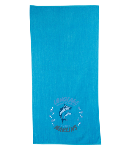 Always a Marlin Towel - Diplomat Terry Velour Beach Towel 30" x 60"