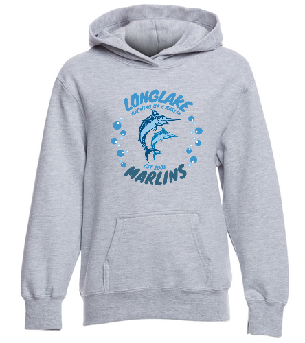 Always A Marlin Youth Hoodie - Port & Company Youth Fan Favorite Fleece Pullover Hooded Sweatshirt
