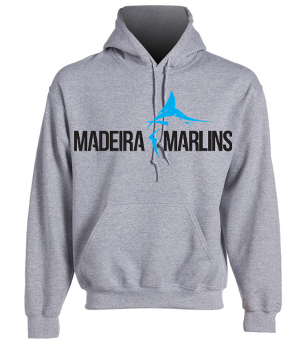 Adult - Grey Hoodie - Gildan Unisex Heavy Blend Hooded Sweatshirt