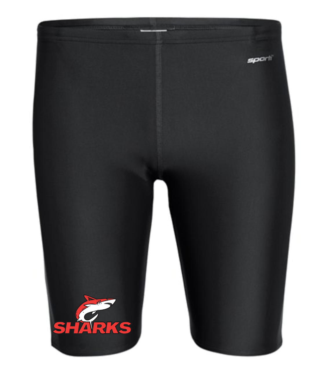 Sharks 2025 Suit  - Sporti Solid Compression Jammer Swimsuit (22-44)