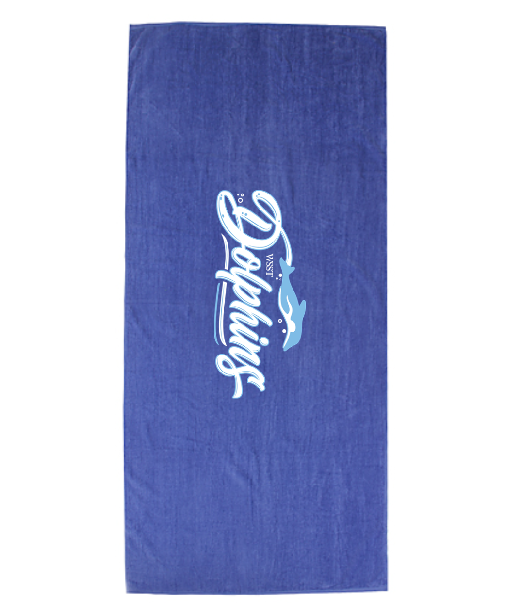 WSST Dolphin Towel - Royal Comfort Terry Velour Beach Towel 34"X 70"