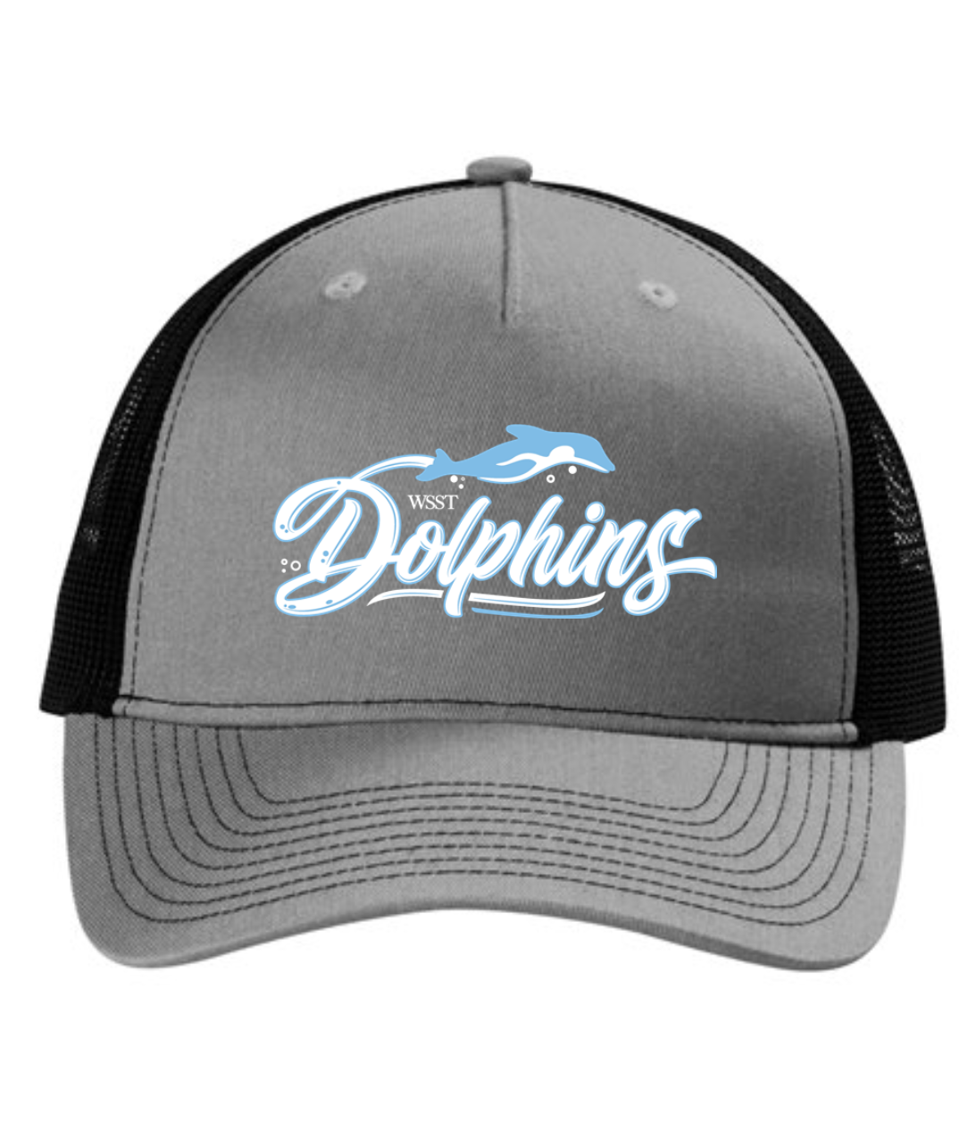 WSST Dolphin Hat - SwimOutlet Snapback Trucker Hat