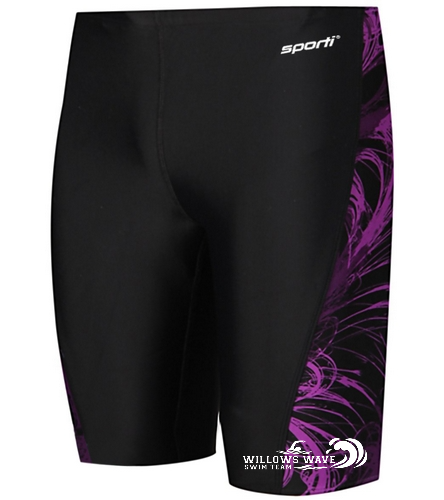 Men's Team Suit Updated - Sporti Light Wave Splice Jammer Swimsuit