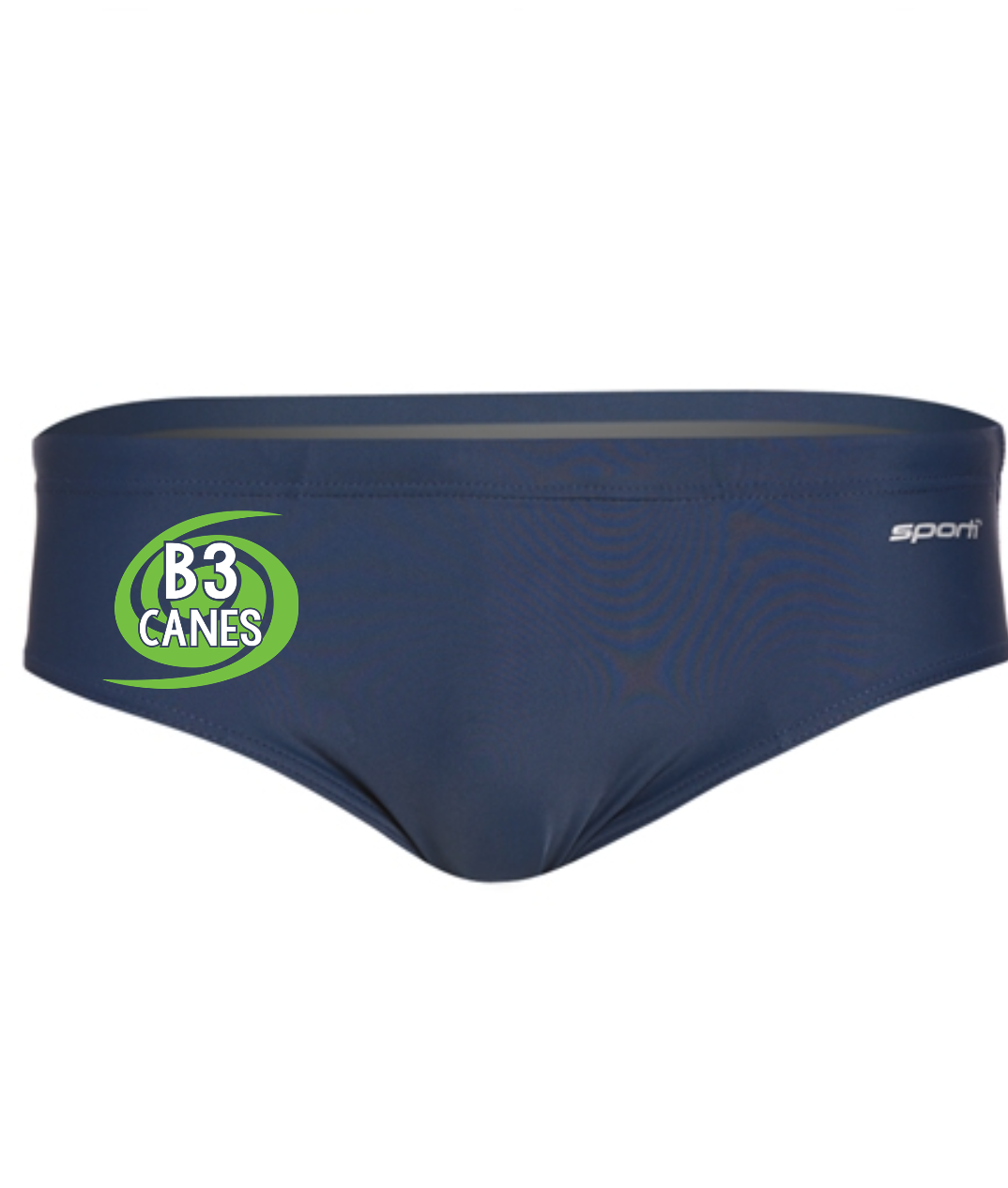 B3 Canes Briefs  - Sporti Solid Brief Swimsuit (22-44)