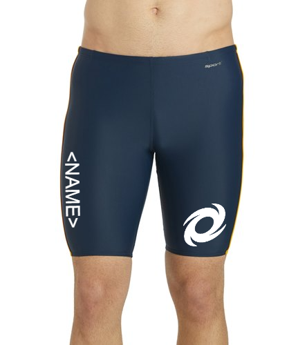 men Hurricanes Team suit - Sporti Piped Splice Swim Jammer Swimsuit (22-40)