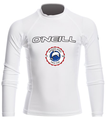 SW Dolphins  - O'Neill Youth Basic Skins Performance Fit Long Sleeve Crew Rashguard
