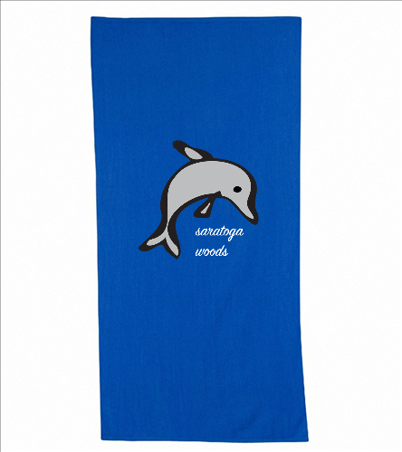 SW Swim Team  - Diplomat Terry Velour Beach Towel 30" x 60"