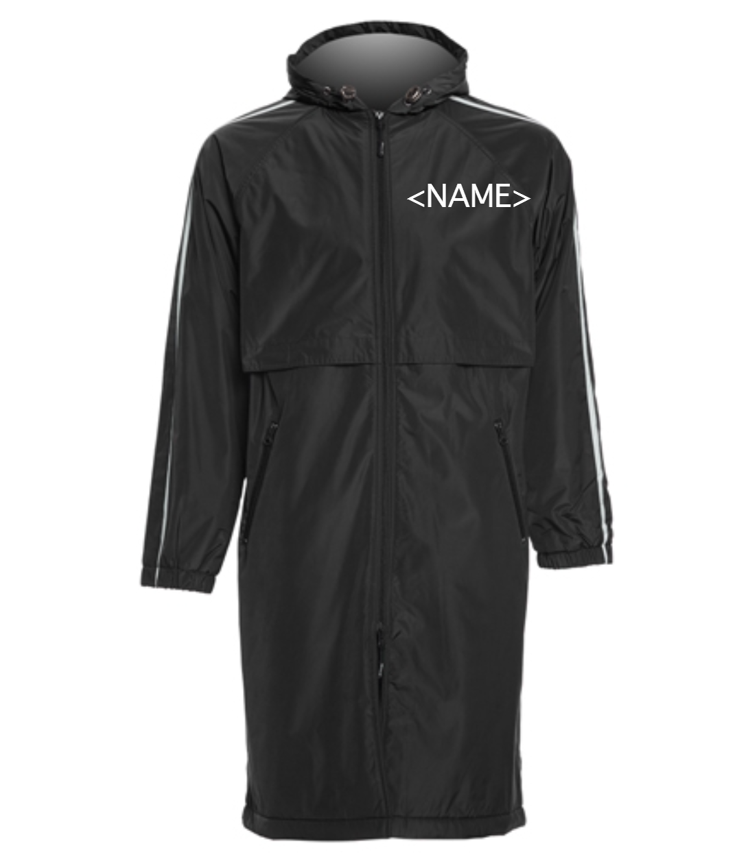 Gators - Sporti Striped Comfort Fleece-Lined Swim Parka