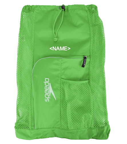 personalized green swim bag - Speedo Deluxe Ventilator Mesh Bag