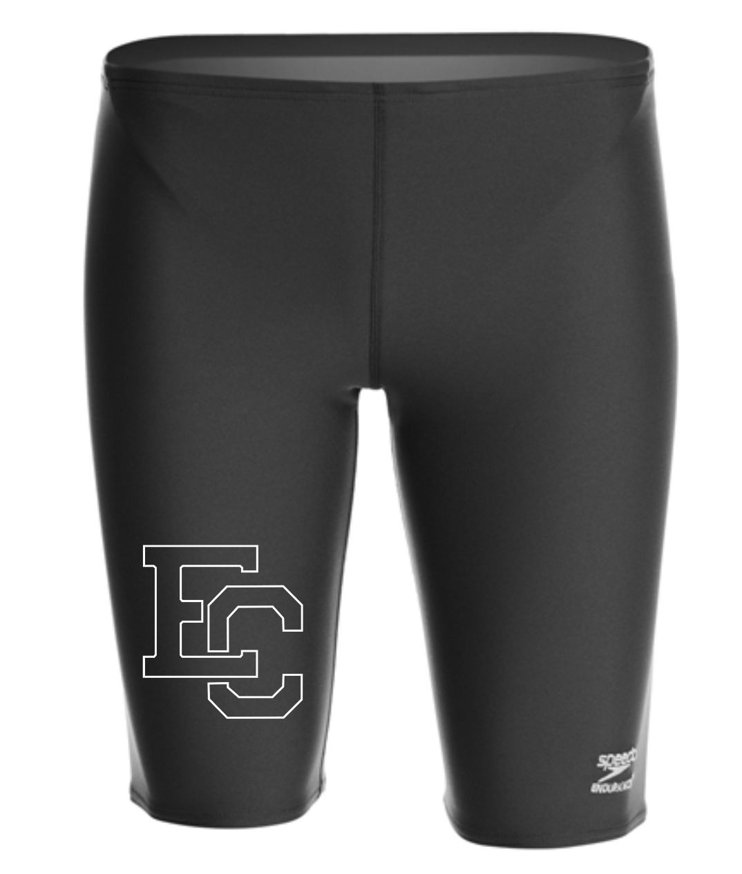 EC_Logo - Speedo Men's Solid Endurance+ Jammer Swimsuit