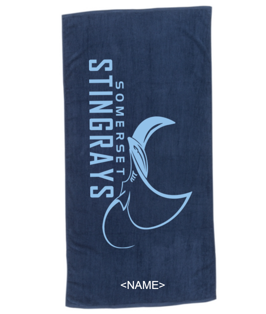 Somerset Towel - Diplomat Terry Velour Beach Towel 30" x 60"