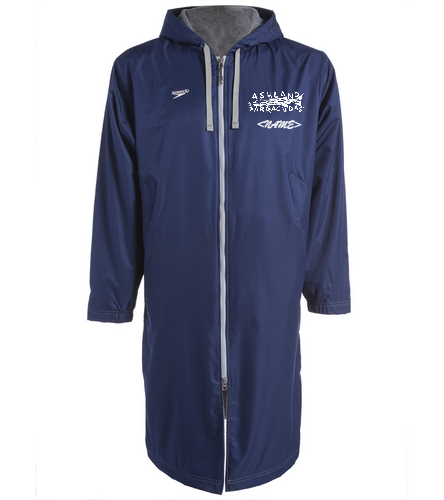 Speedo Unisex Team Swim Parka Navy - Speedo Unisex Team Swim Parka