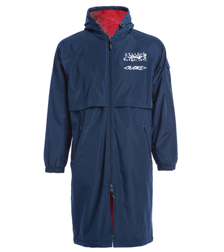 Sporti Comfort Fleece-Lined Swim Parka Navy - Sporti Comfort Fleece-Lined Swim Parka