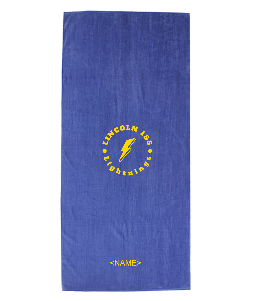 Lightnings Towel  - Royal Comfort Terry Velour Beach Towel 34"X 70"