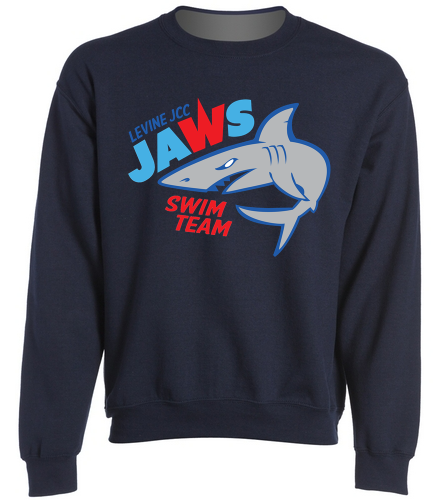 Jaws Crewneck Sweatshirt - Gildan Unisex Heavy Blend Crewneck Sweatshirt