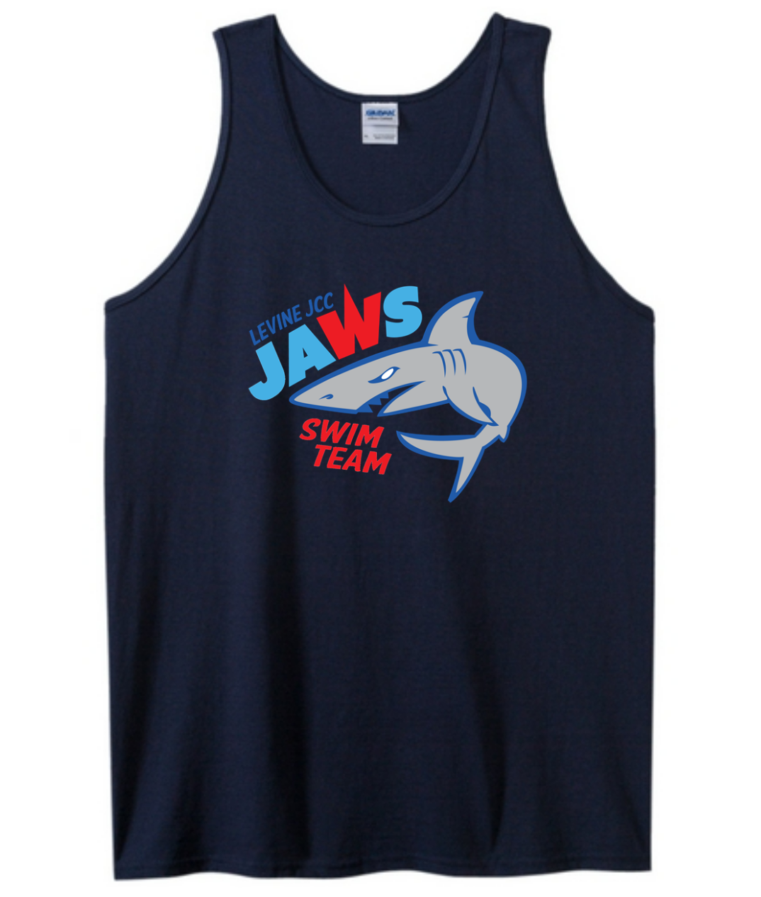 Men's Jaws Cotton Tank - Gildan Men's Cotton Tank Top