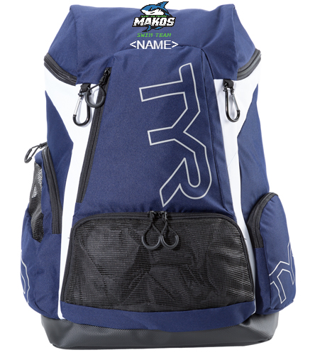 Makos Backpack w/name - TYR Alliance 45L Backpack