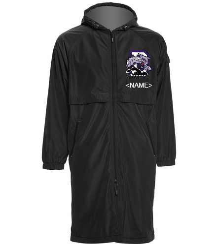 Duluth Black Parka - Sporti Comfort Fleece-Lined Swim Parka