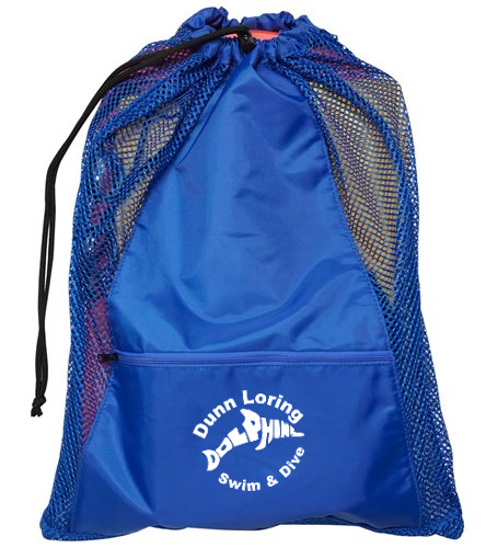 DL Dolphin Bright Blue Bag - Sporti Premium Mesh Backpack
