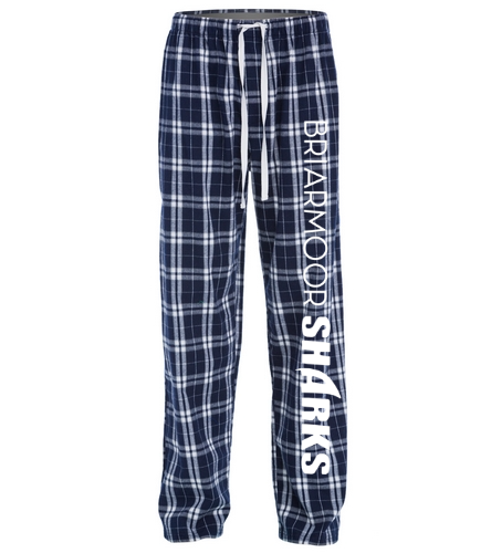 Briarmoor Sharks Flannels, navy - District Unisex Flannel Plaid Pant