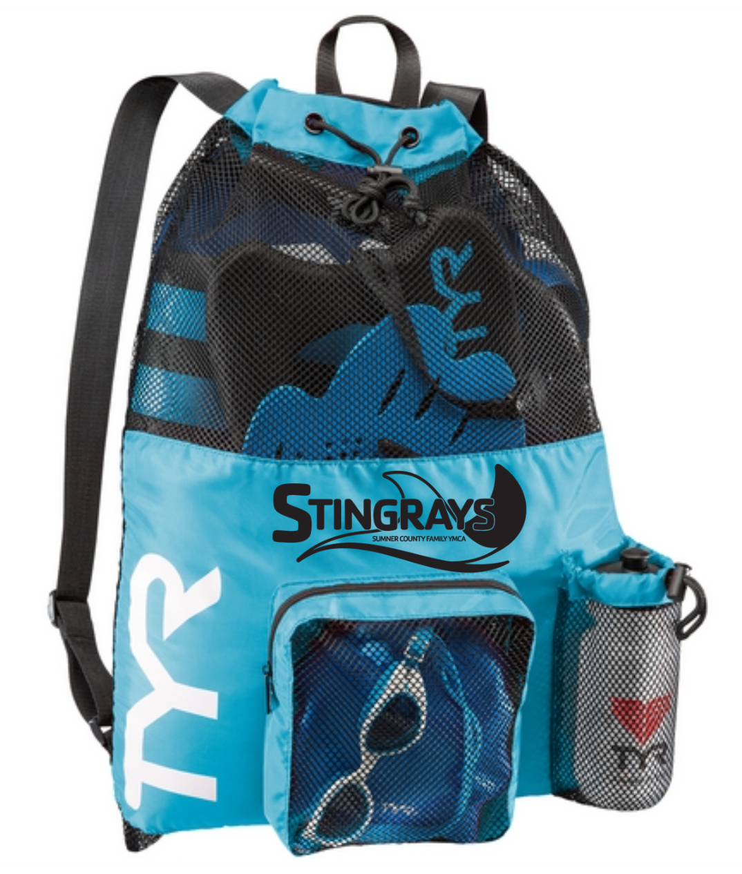 Mesh Bag Team Logo 2 - TYR Big Mesh Mummy Backpack III