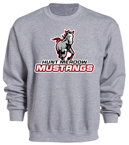 Grey Adult Sweatshirt - Gildan Unisex Heavy Blend Crewneck Sweatshirt