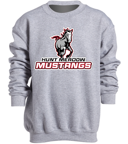 Grey Youth Sweatshirt  - Gildan Youth Heavy Blend Crewneck Sweatshirt