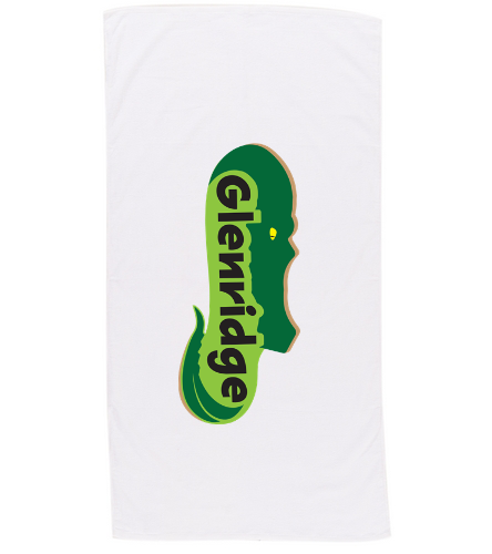 Glenridge Team Towel - Diplomat Terry Velour Beach Towel 30" x 60"