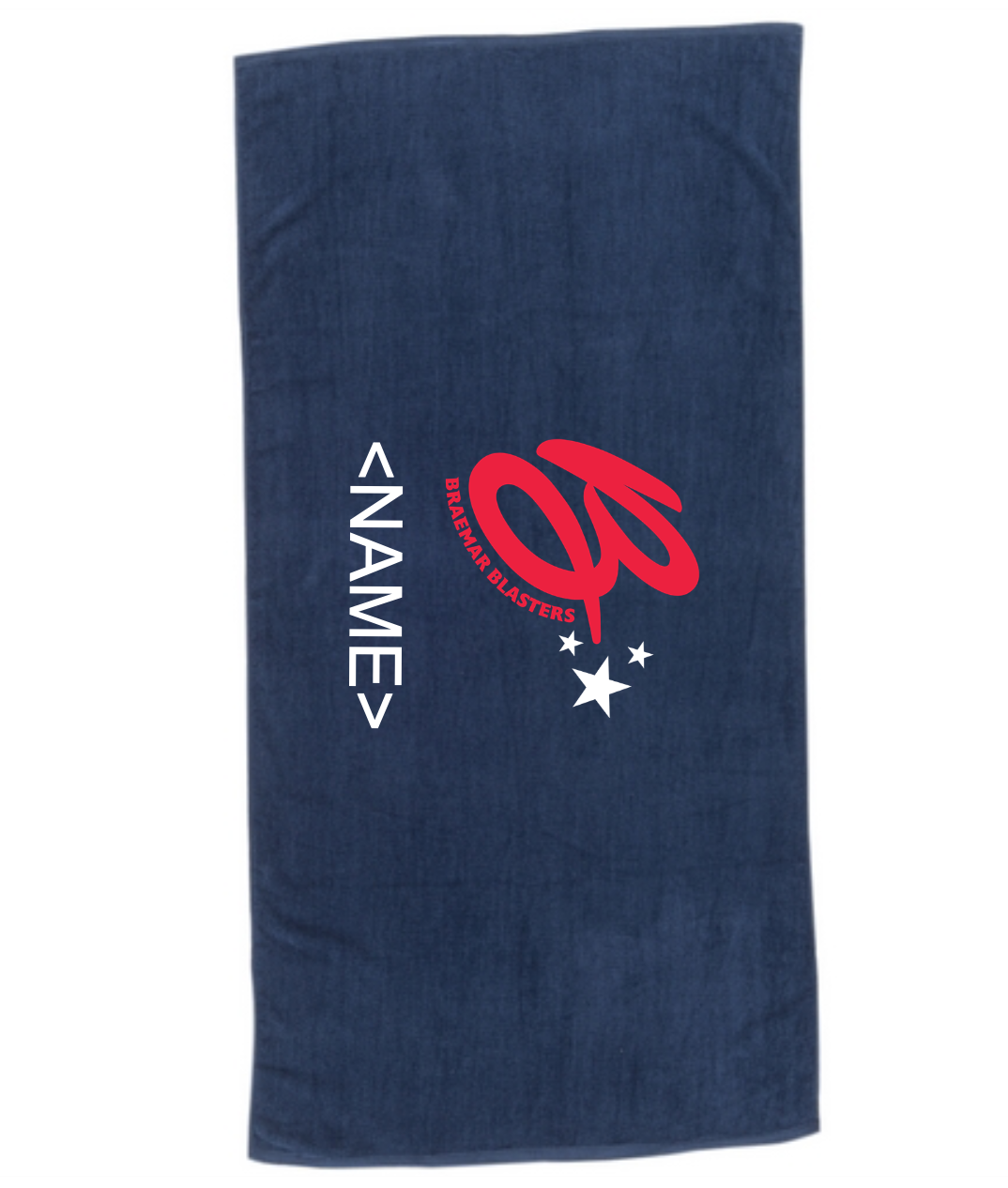 BBST Personalized Beach Towel - Diplomat Terry Velour Beach Towel 30" x 60"