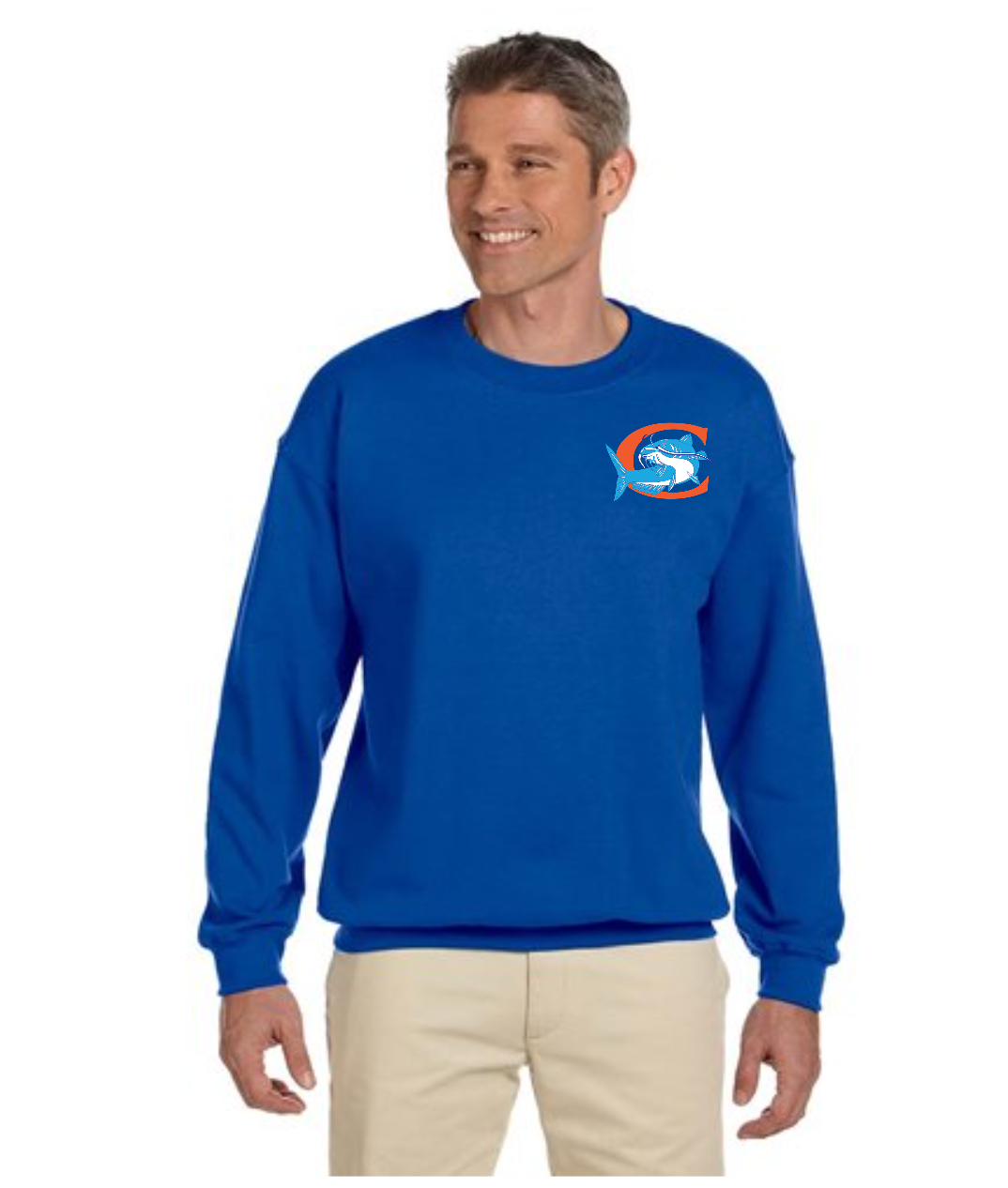 Catfish Adult Unisex Sweatshirt - Gildan Unisex Heavy Blend Crewneck Sweatshirt