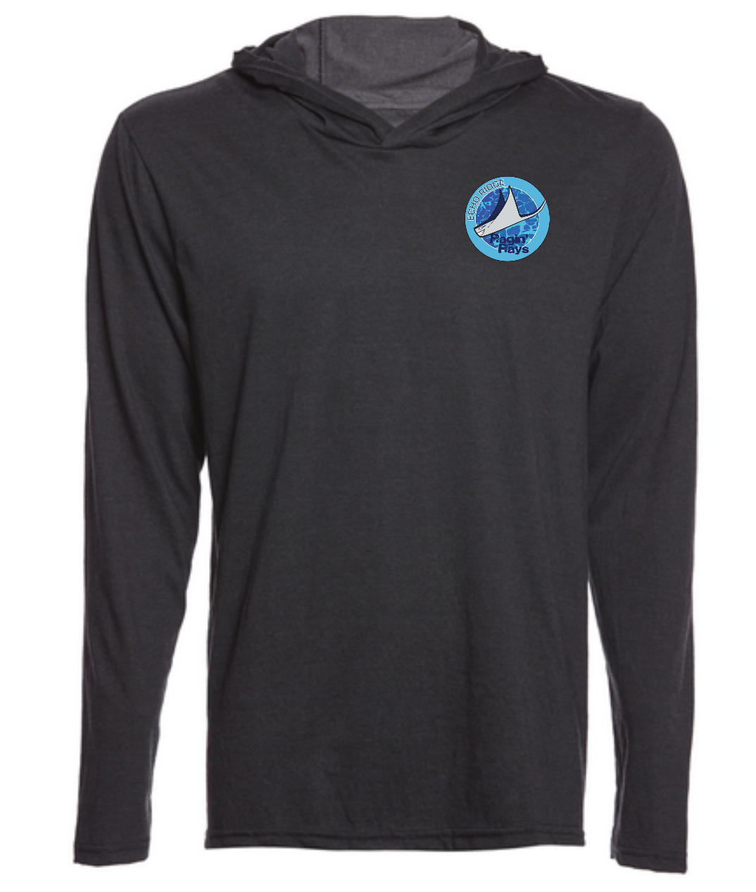 Round Logo, Perfect Long Sleeve Hoodie - SwimOutlet Men's Perfect Long Sleeve Hoodie