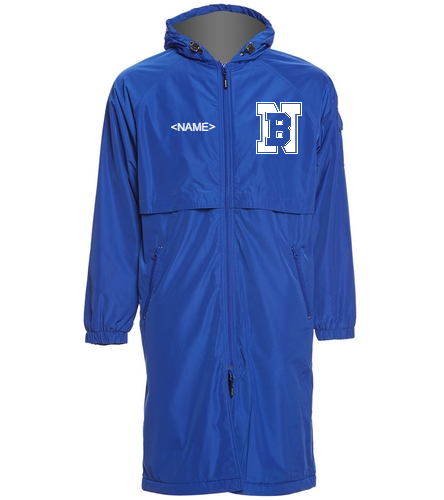 Newark Bluefins Parka - Sporti Comfort Fleece-Lined Swim Parka