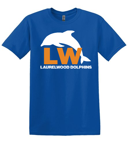 Laurelwood Dolphins Shirt - SwimOutlet Unisex Cotton Crew Neck T-Shirt