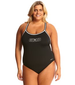 plus size lifeguard swimsuit