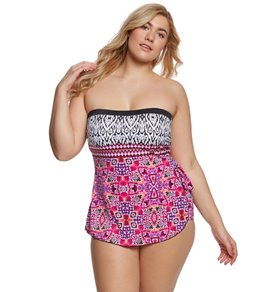Plus Size Bandeau Dress