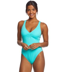 Coco Rave Solid Paula Strappy Sides One Piece Swimsuit Coco Rave Solid Paula Strappy Sides One Piece Swimsuit