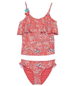 Roxy Girls Vintage Tropical Tankini Swimsuit Set