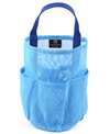 saltwater canvas mesh shower bag