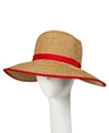 Sun N Sand French Laundry Ribbon Trim Straw Hat at SwimOutlet.com