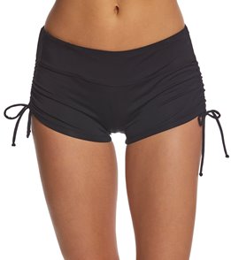 black swimming shorts ladies