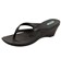 Oka-B Kylie Licorice Wedge Flip Flop at SwimOutlet.com