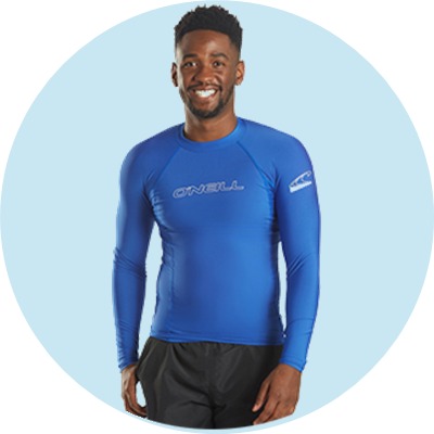 Men's Rash Guards & Swim Shirts