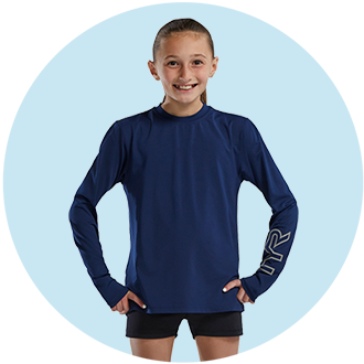 Girls' Rash Guards & Swim Shirts
