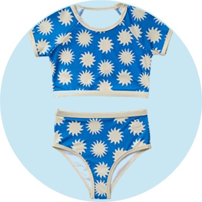 Girls' Rash Guard Sets