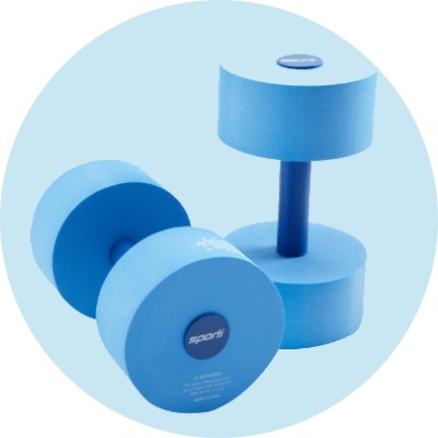 Water Aerobics Dumbbells & Barbells