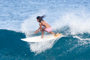short board surfing