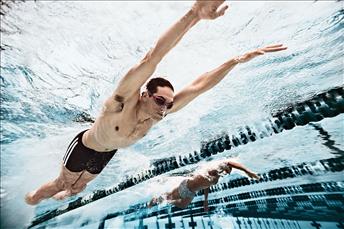 a Men's Lap Swimming Suit