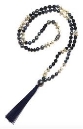 Energy Muse Mother Moon Mala Yoga Jewelry - Necklace