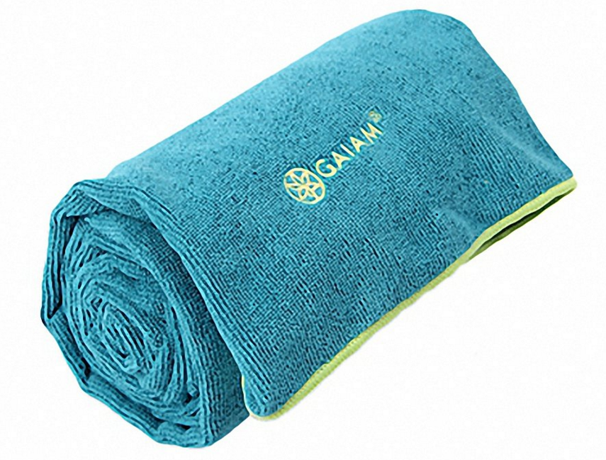 gaiam yoga mat towel
