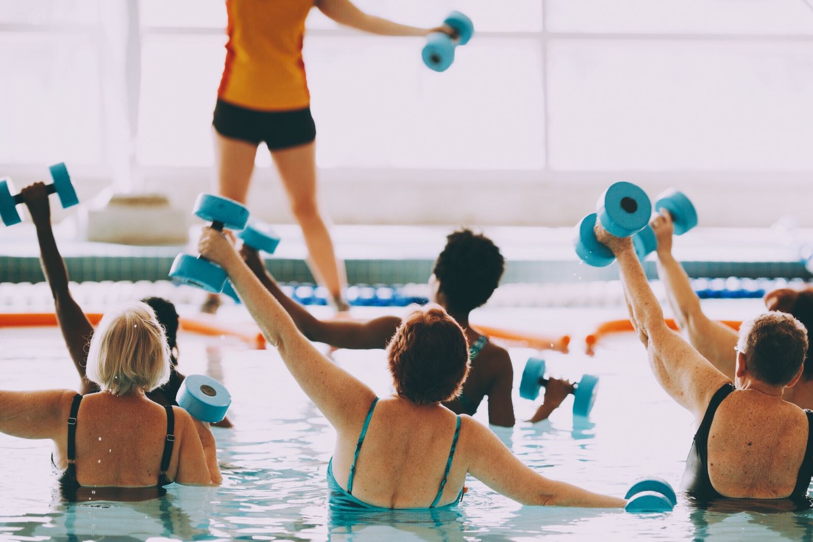 Pool Deck Mat for Water Fitness Instructors